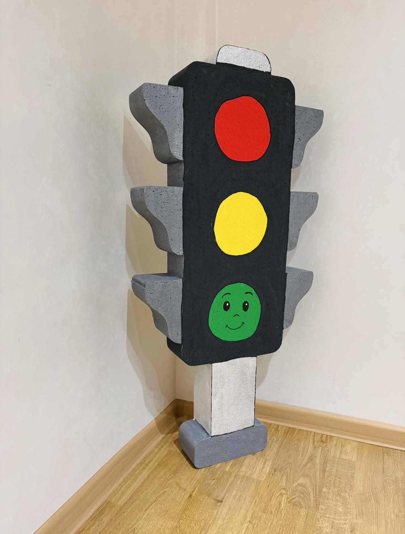 Machetă Semafor din Polistiren – 1 Metru